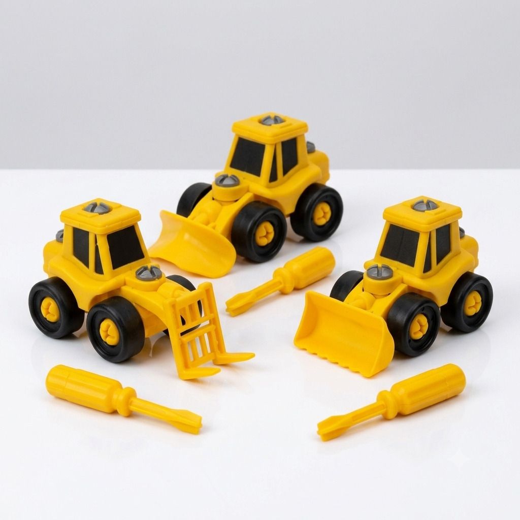 zazutoys DIY Construction Truck Assembly Toy for Kids 2+ Years, Build & Play Learning Toy-picture-13