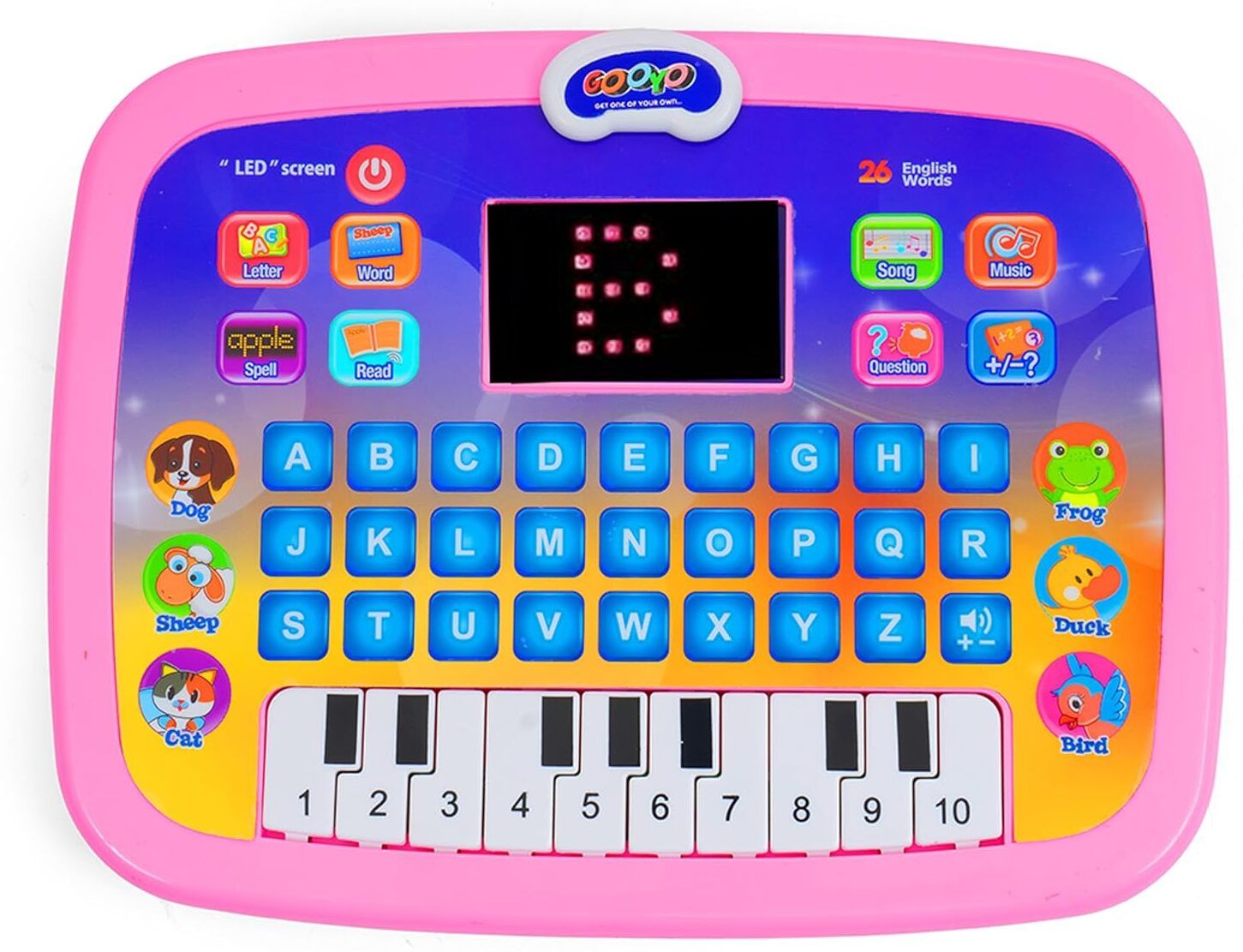 pulsbery Kids Learning Laptop Toy with Piano Keyboard and ABC Learning ✅-picture-38
