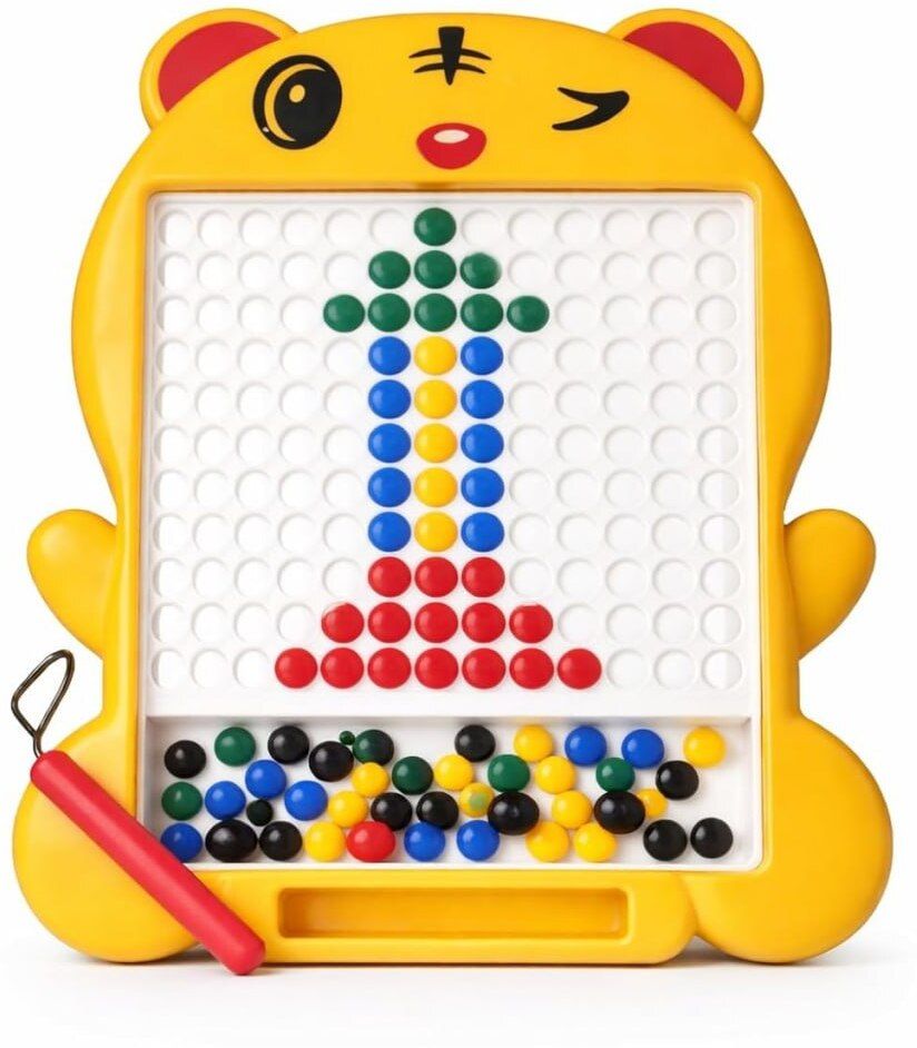 Magnetic Drawing Board with Pen and Pattern Book Dots Board-image-26