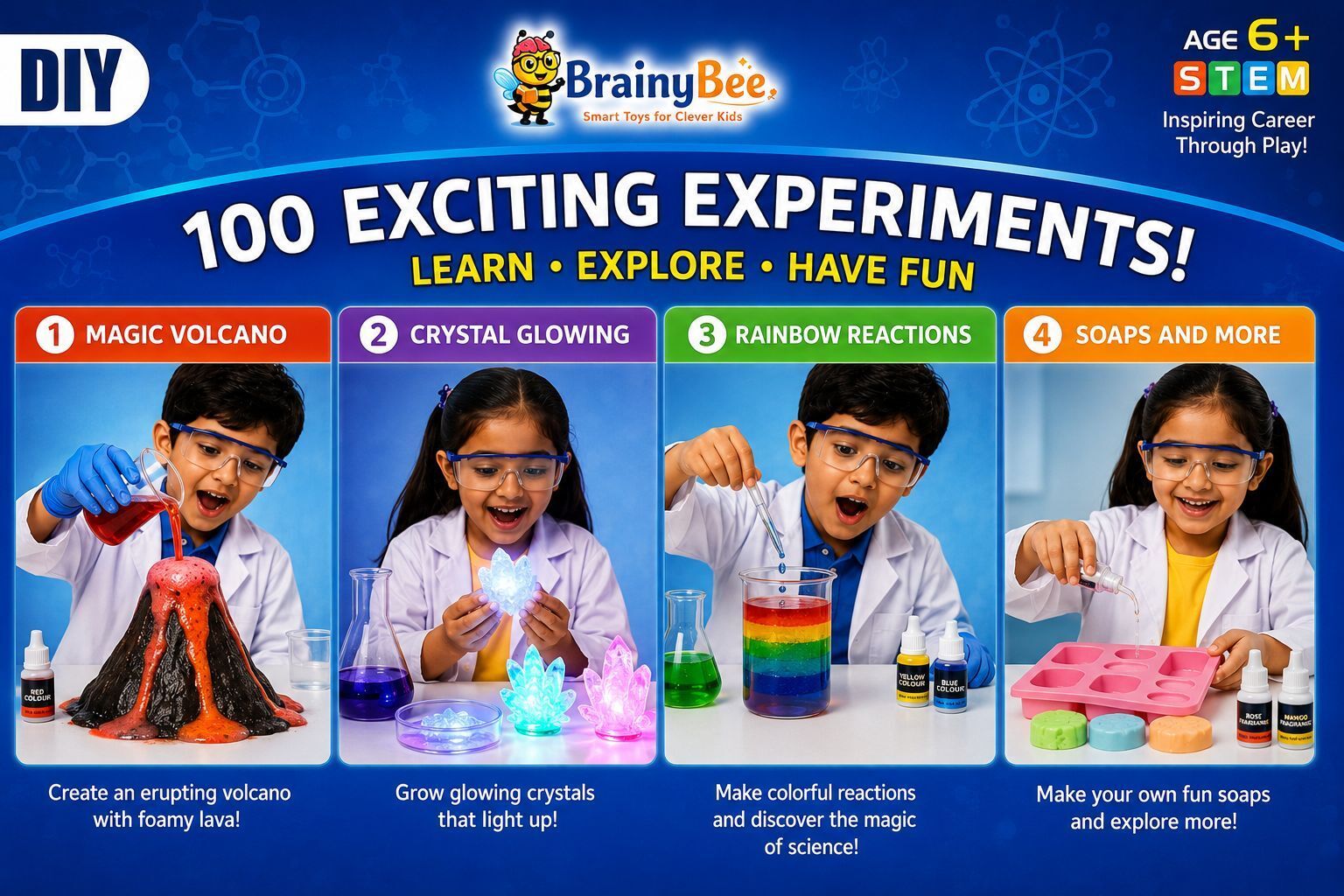 Mega Chemistry Lab Kit for Kids |100+ Science Experiments |STEM Learning & Toy-image-11