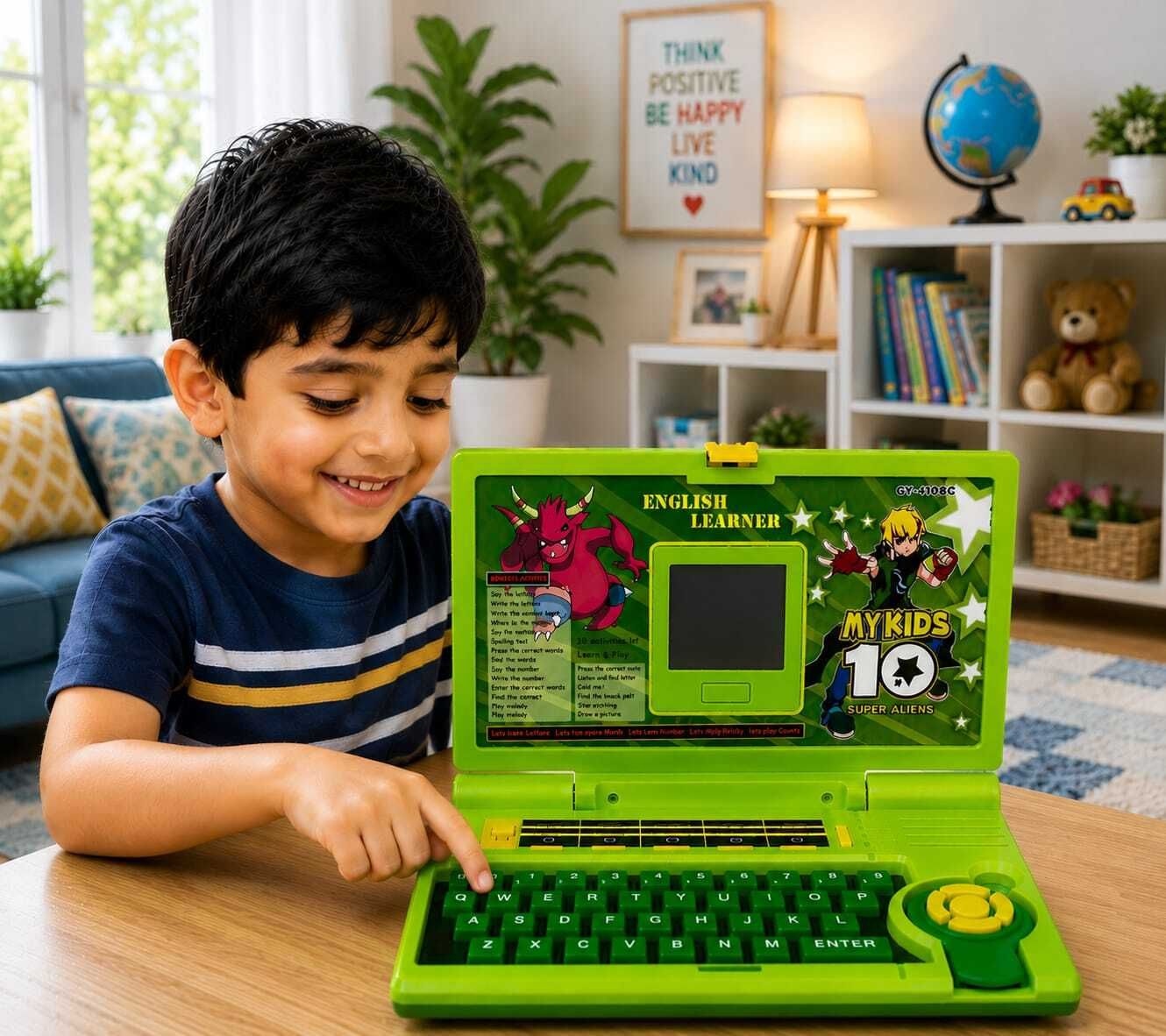English Learning &(IND*892) Educational Kids Ben 10 Laptop-image-30