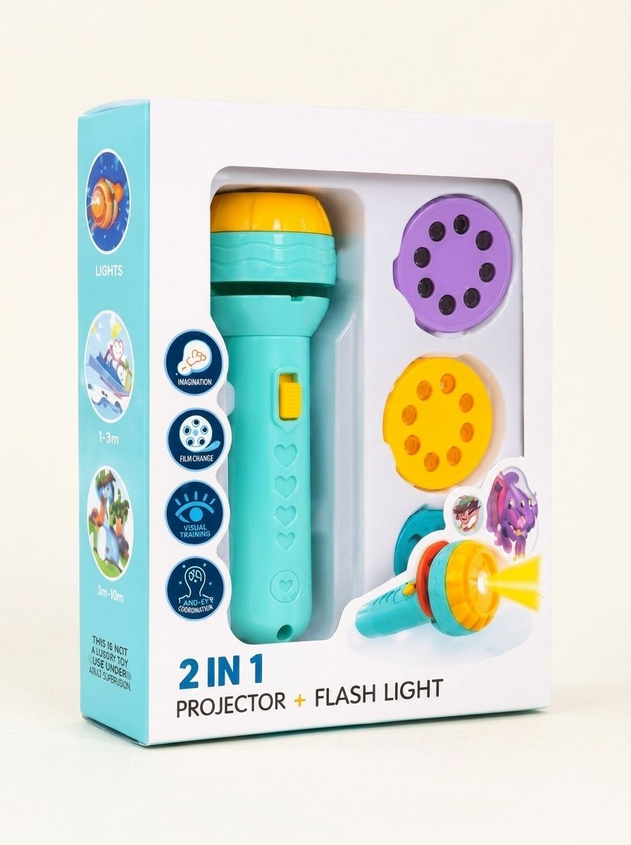Smart Interactive 24 Pattern Projector Torch for Kids-image-49