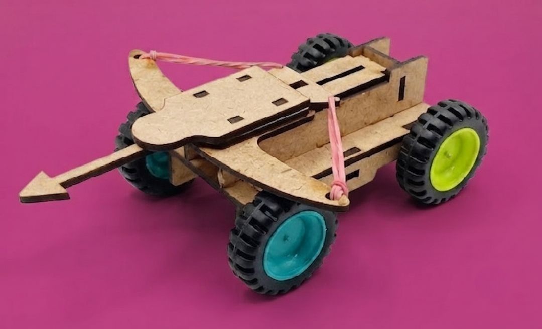 erhindia DIY Science Project Arrow Catapult Launcher Working Model STEM Siege Machine Kit-picture-14