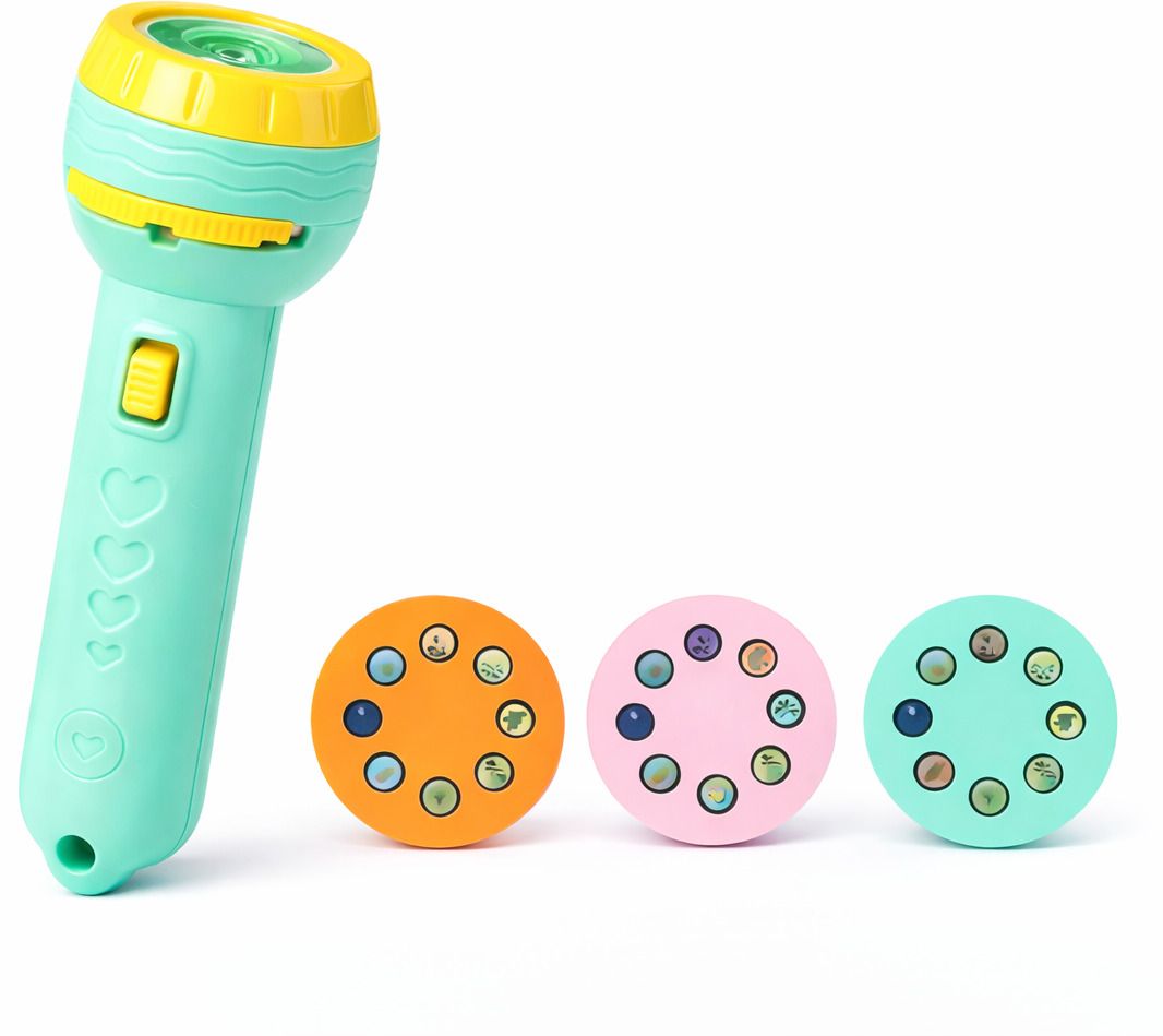 world of tiny LED Cartoon Image Projector Flashlight for Kids, Animal Slide Projection Torch-picture-34