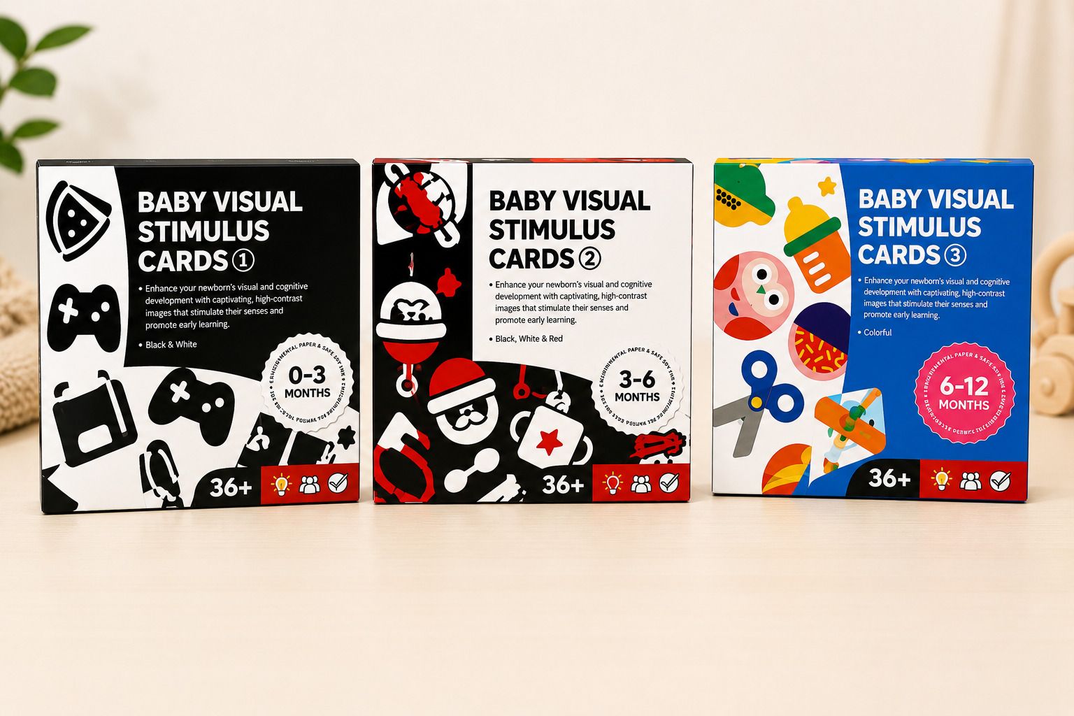 woodlebee High Contrast Flash Cards for Newborns-picture-25