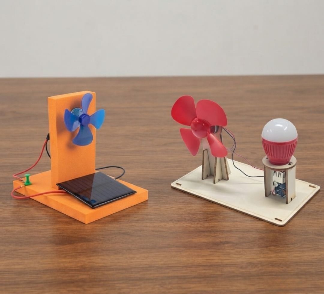 erhindia Combo Solar Panel Windmill DIY Science Project School STEM Working Model Kit-picture-46