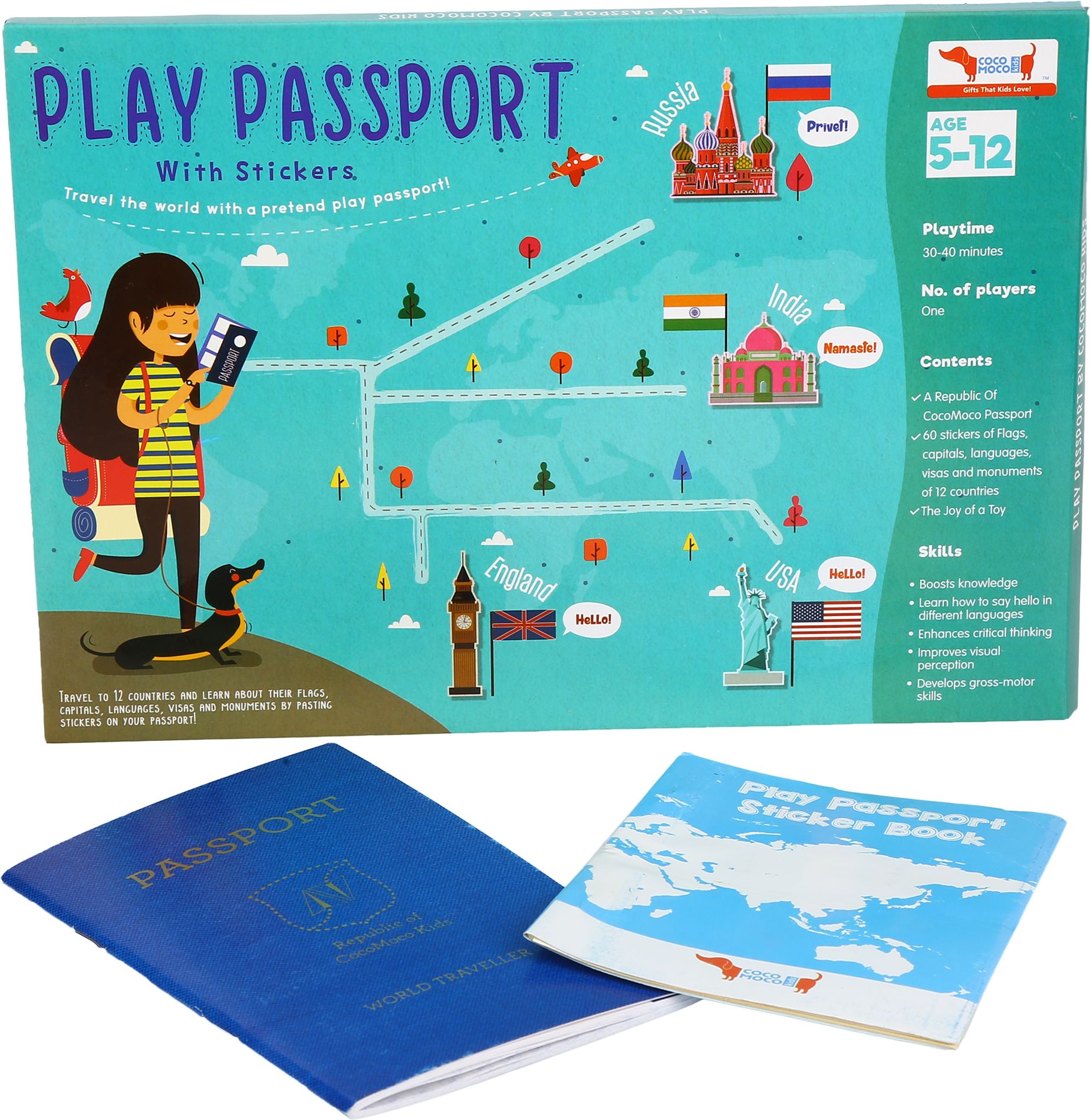 cocomoco kids Play Passport with Stickers Activity Kit-picture-47