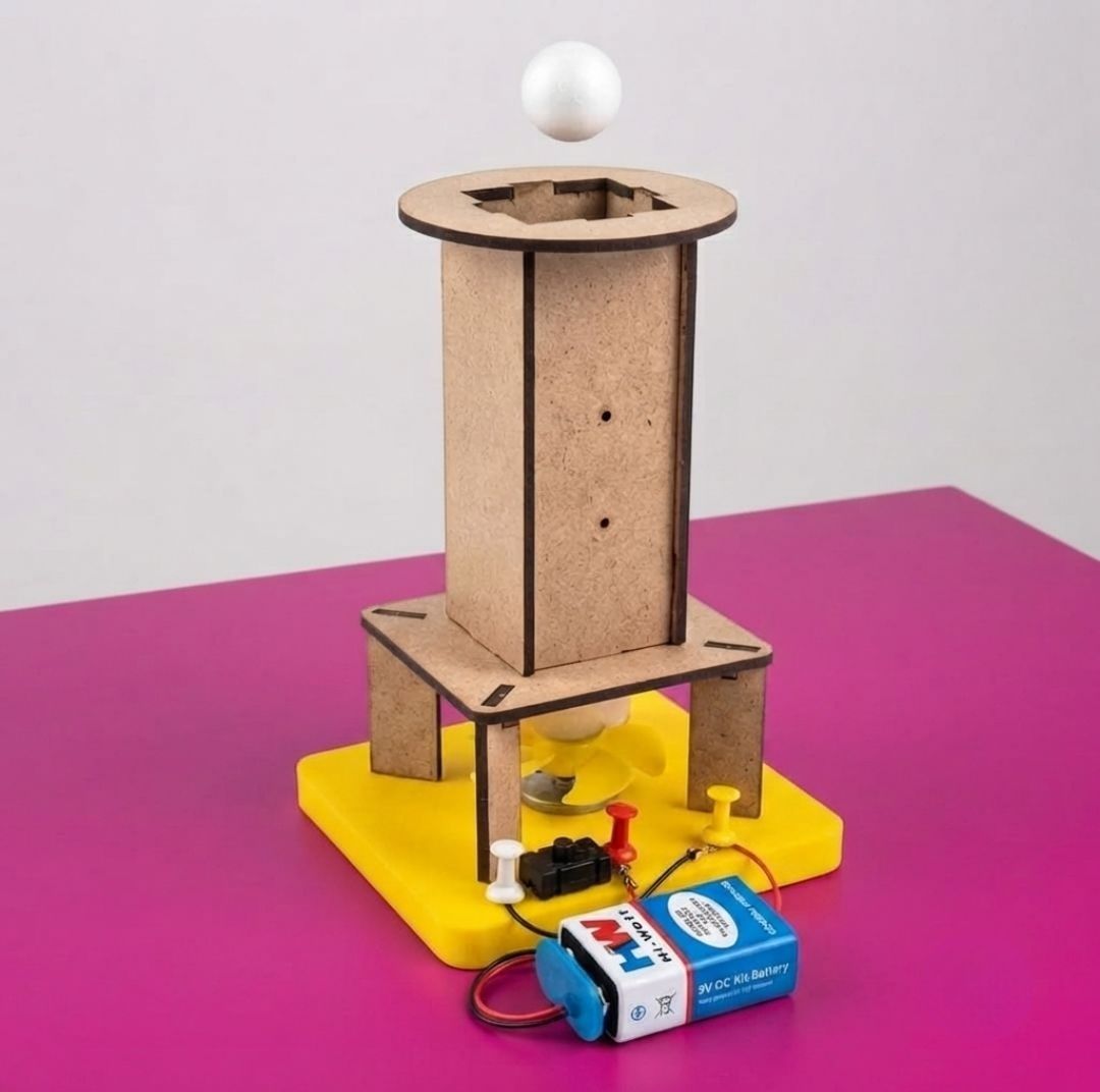 erhindia DIY Air Suspension Ball Engineering Science Project Working Model STEM Kit-picture-15