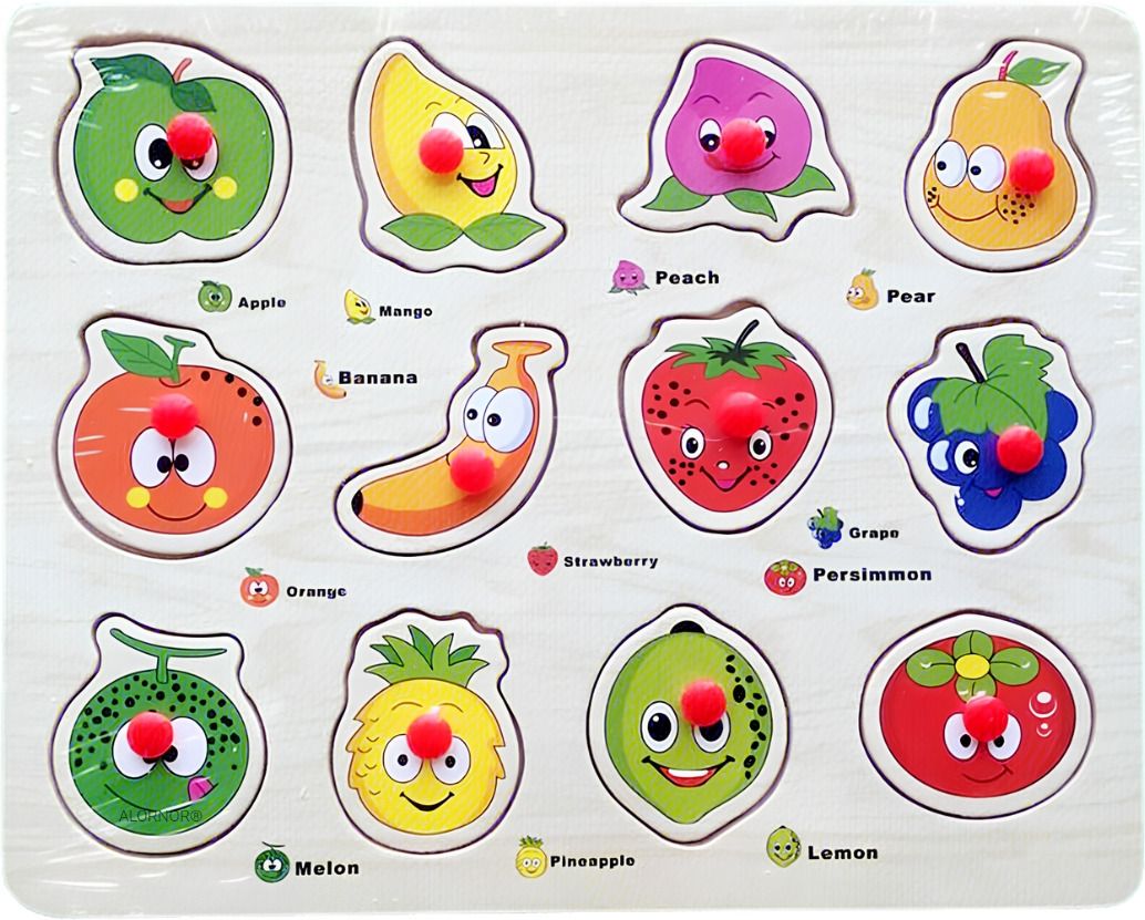 Fruits Wooden Puzzle with Knobs-195-image-18