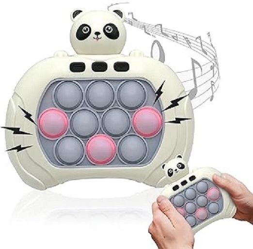 Fast Push Bubble Game, Pop Fidget Light Up Handheld Game Toys-image-19