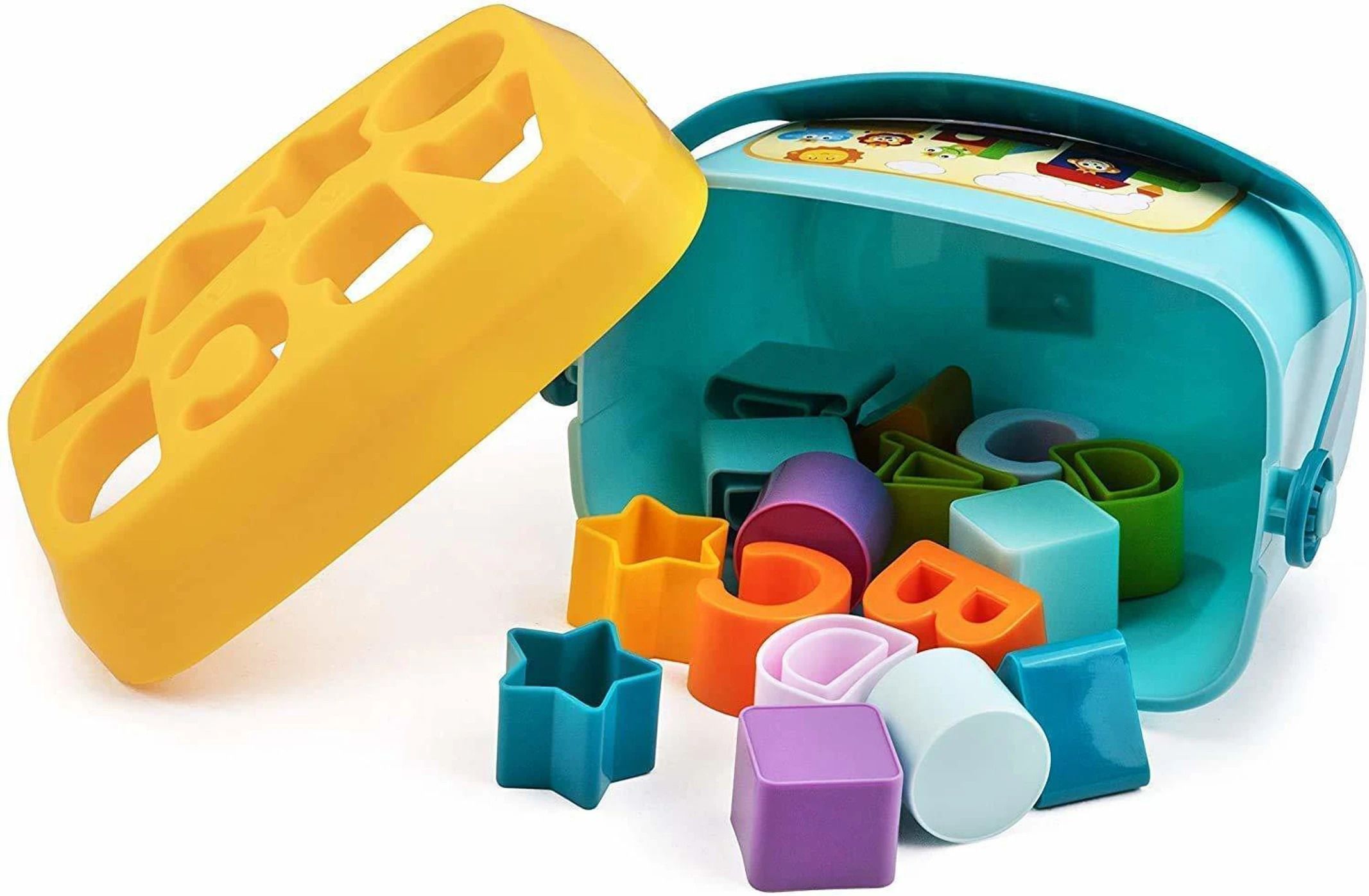 ragiluxe Shape Sorter Cube Toy with 15 Shapes for Toddlers Learning & Motor Skills Growth-picture-28