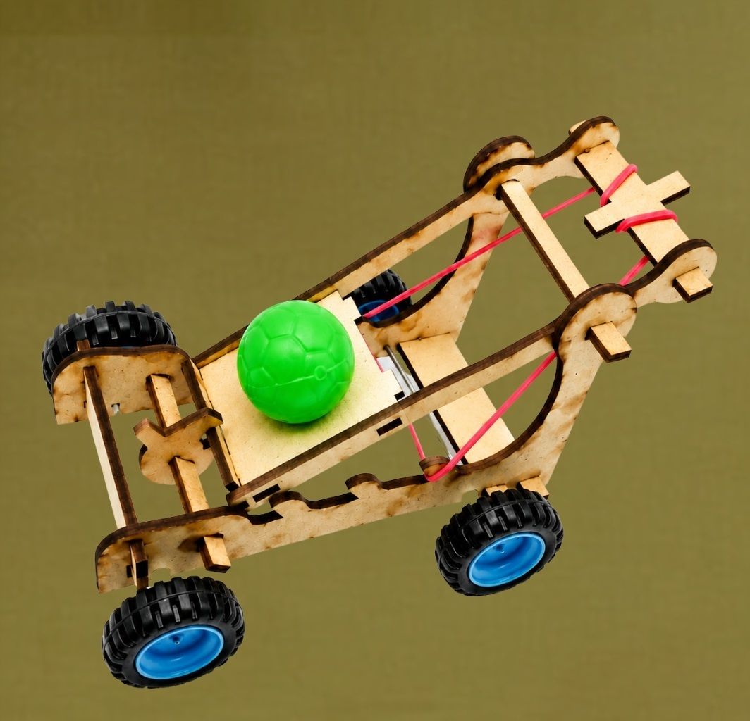erhindia DIY Wooden Catapult Launcher Physics STEM Ball Shooter Working Model Project-picture-12