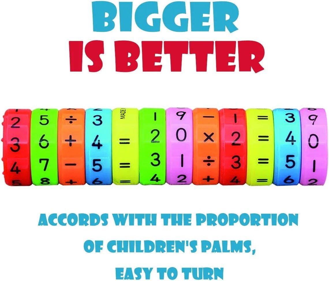 2 SET OF Learning Magnetic Calculation Maths Cube Toy (12 PIECE)-image-13