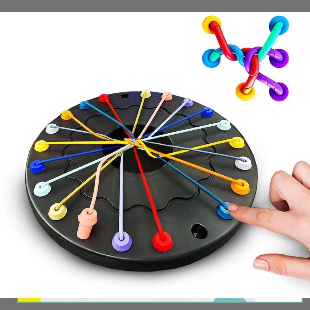 arkonnect Rope Untangling Puzzle Game Twisted Rope Brain Teaser for Kids & Adults-108-picture-39