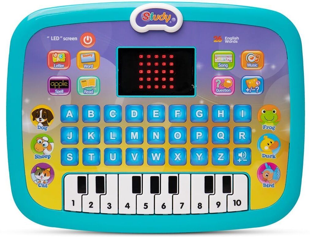 Laptop Computer with Piano for ABC & 123 Learning | 26 English Words-image-9