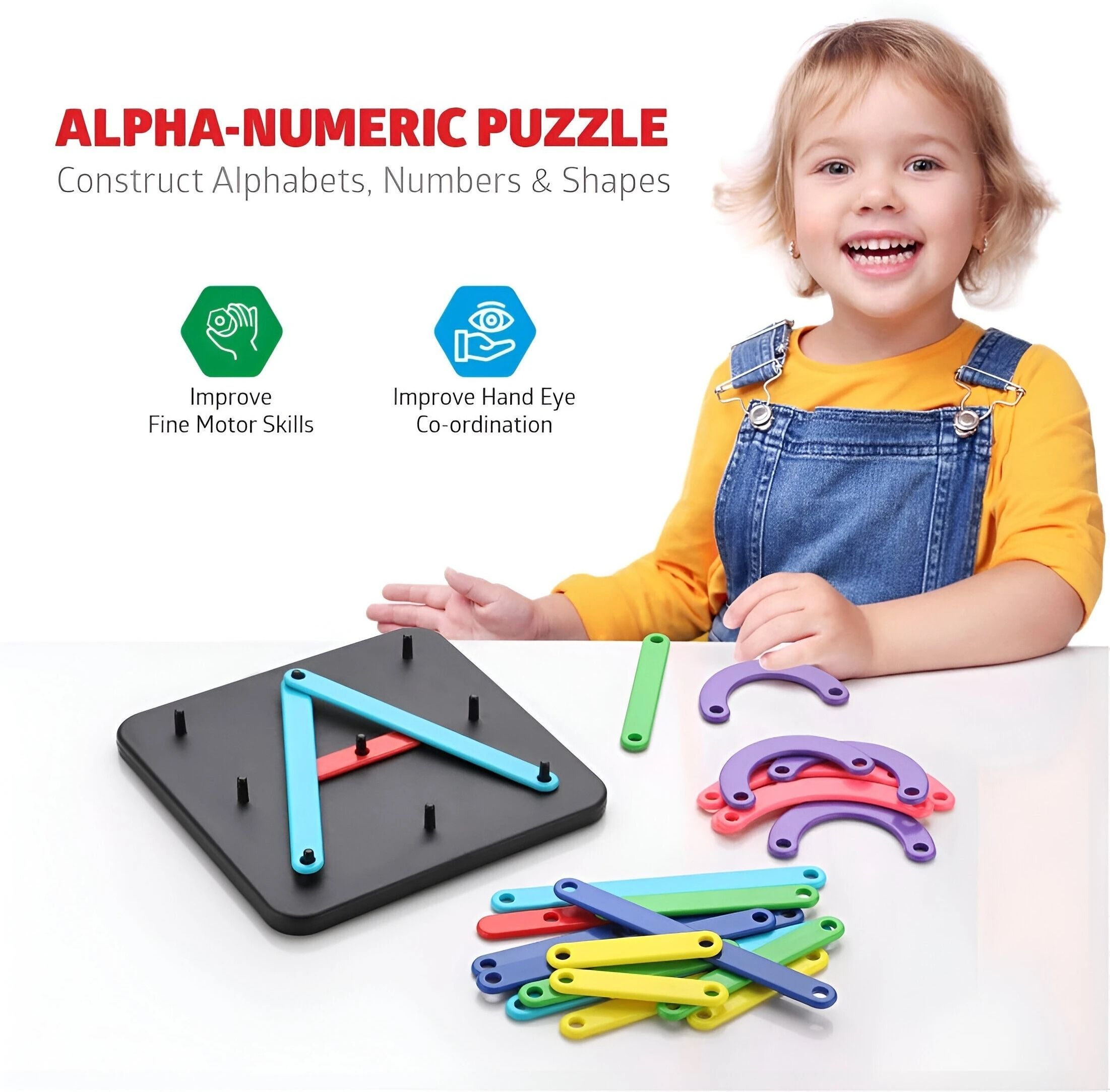 A to Z Alphabet Abcd ,counting Number ,shapes Assembling Learning toys for kids
