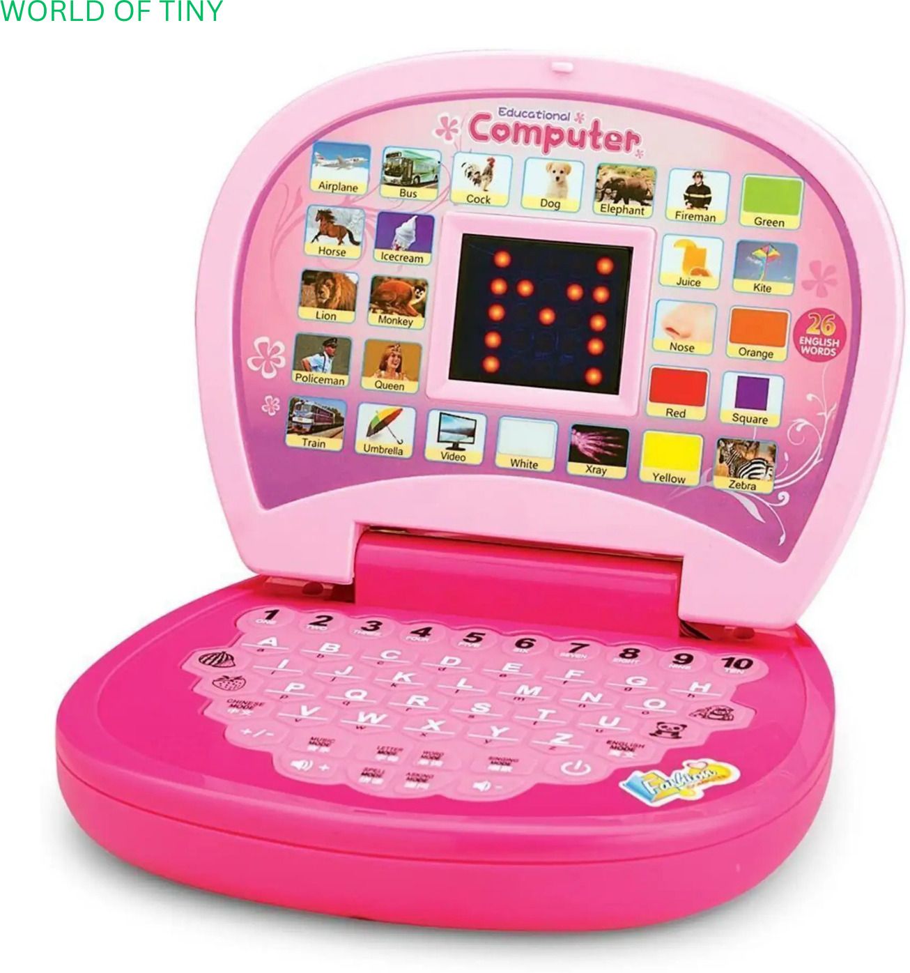 Preschool Learning Computer Toy Laptop with Light Display-image-18