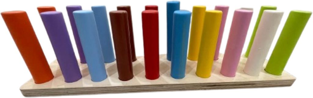 zuvoy Color Match Fun – Wooden Color Matching & Sorting Peg Toy | BIS Certified | 2+-picture-19