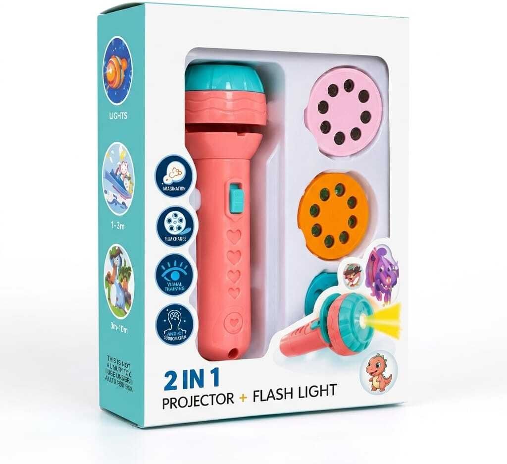 rr enterprise 10 Kids Mini Projector Torch Educational Toy for Early Education-picture-19