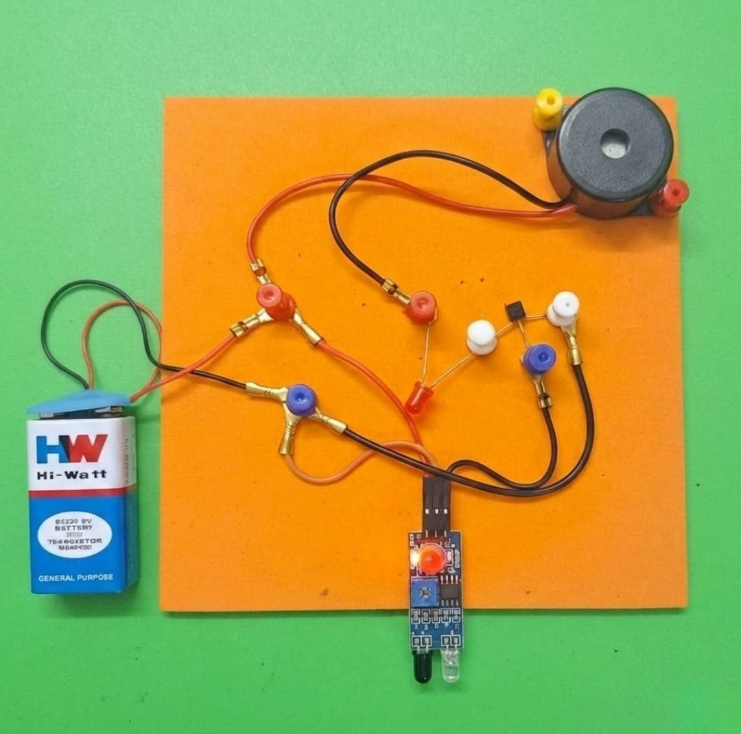 erhindia IR Sensor Security System Intruder Alarm STEM Project Working Model Science Kit-picture-30