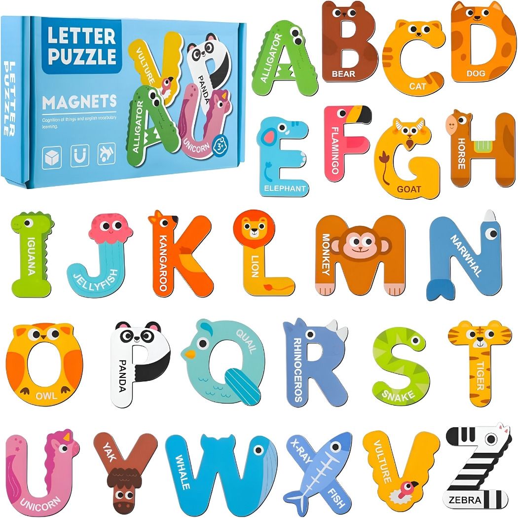 alornor Animal Alphabet Magnetic Letter-208-picture-25
