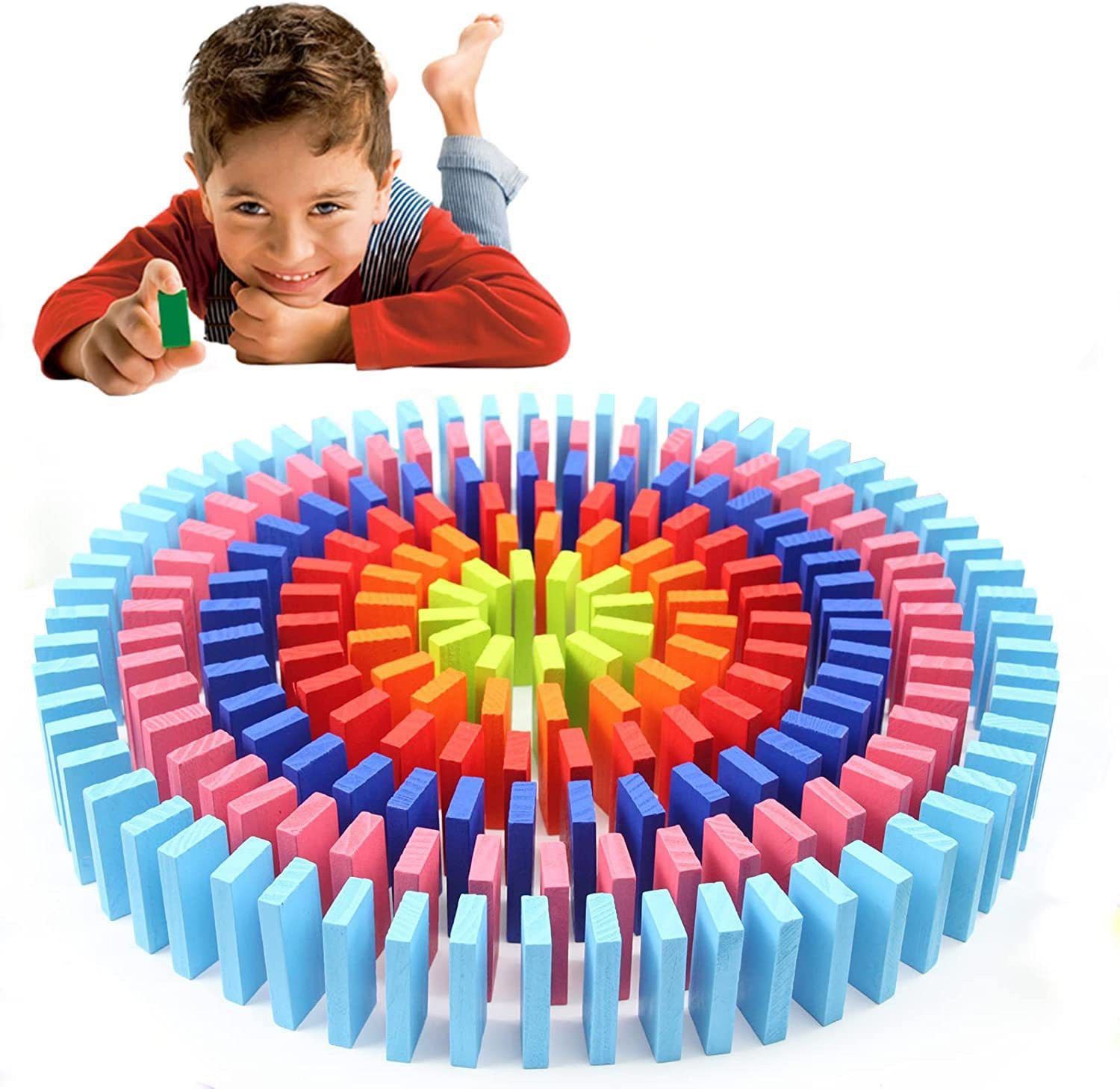 120 Pcs Colorful Wooden Domino Block Set for Kids-image-43