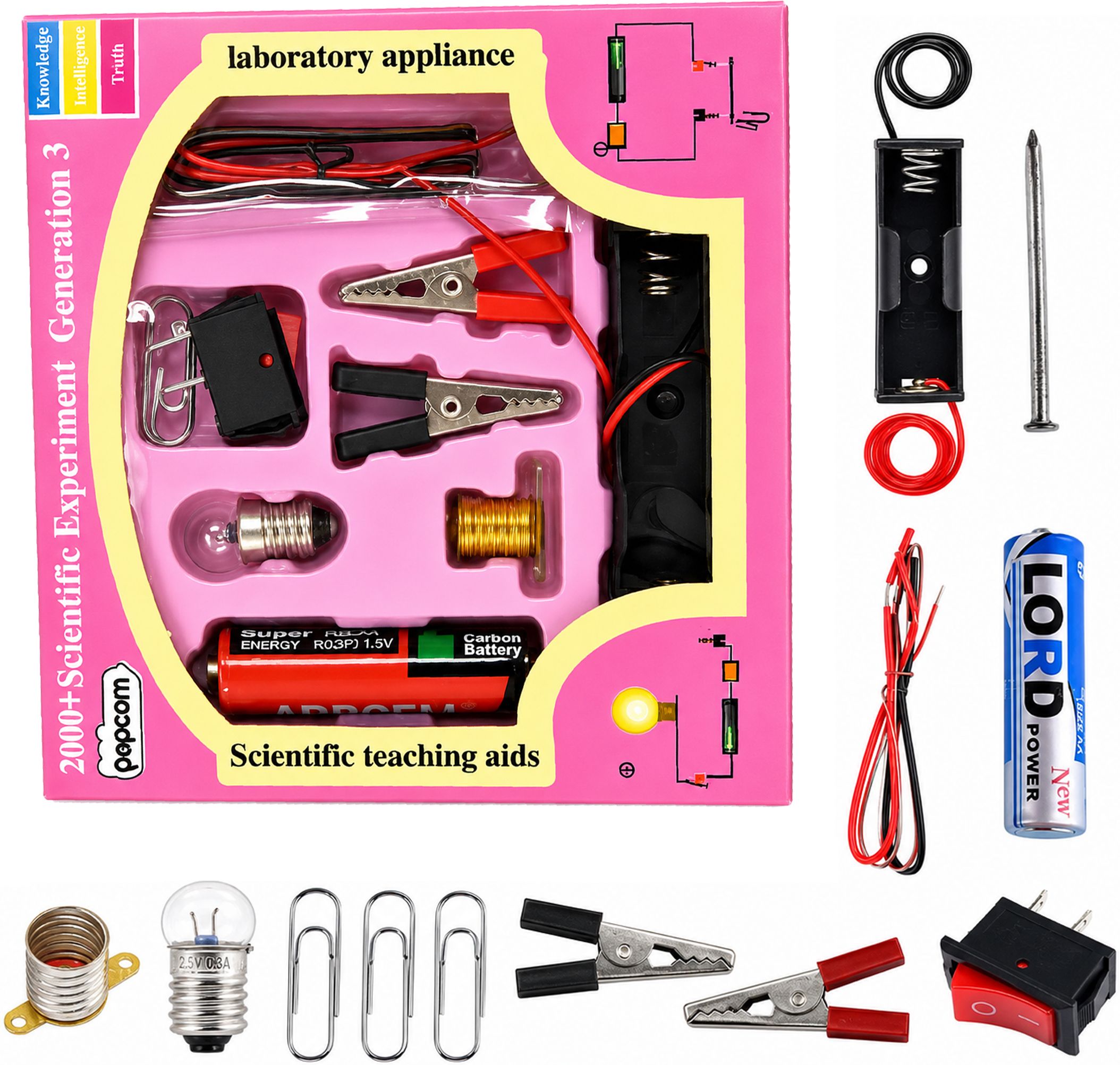 STEM Educational Electronics Kit for Kids 10+, DIY Circuit Activity Set-image-44