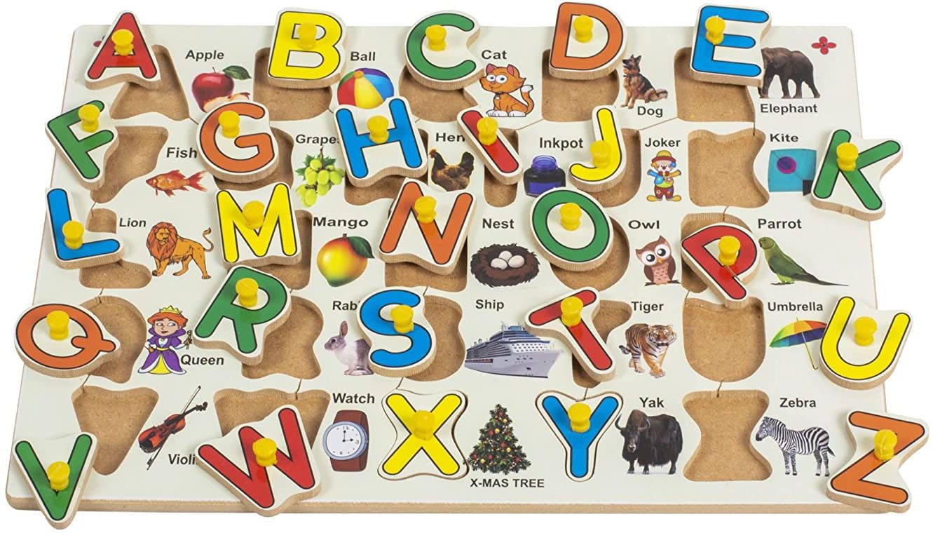 gamloid Best Gift Capital Letters Alphabet Puzzles Children Educational Board Toy-picture-27