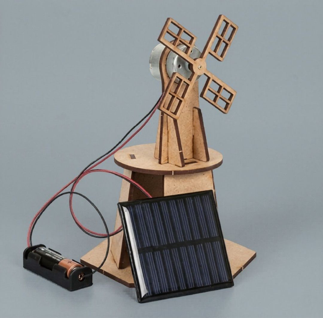 DIY Solar Project Panel Windmill Working Model for School Students and Kids STEM-image-38