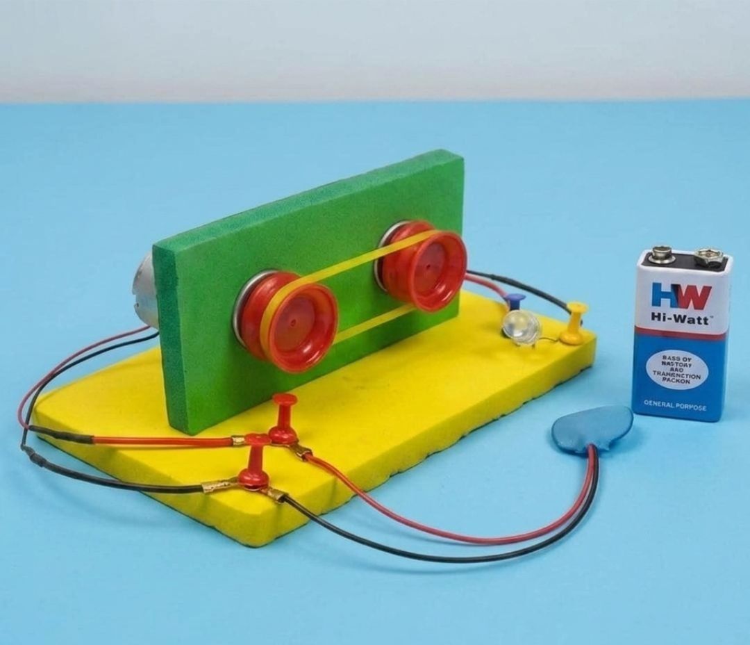 erhindia DC Electric Generator Working Model DIY STEM Science Project Kit Class 10-12-picture-0