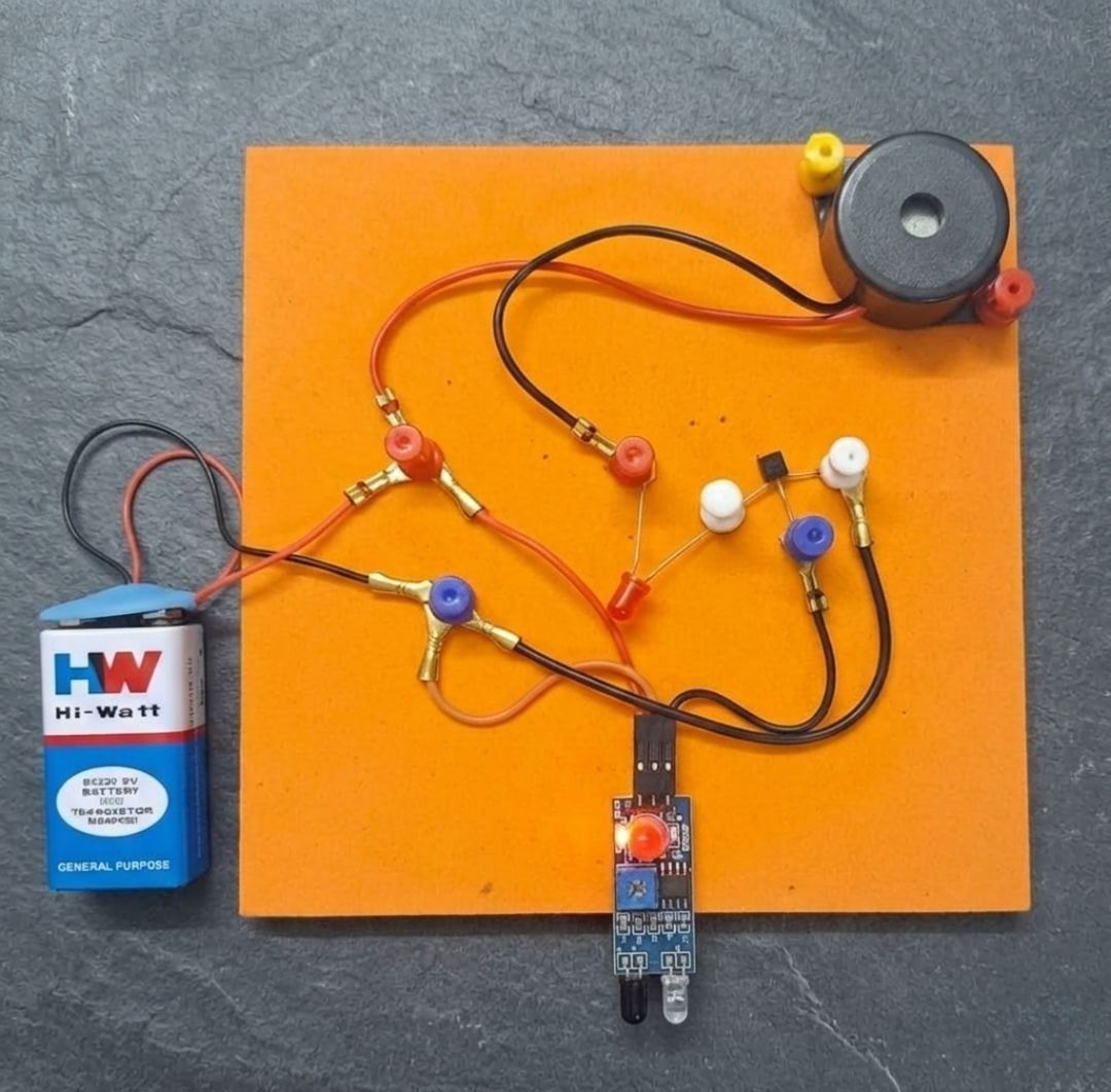 erhindia STEM Learning IR Sensor Intruder Alarm Security System Science Project Kit-picture-26
