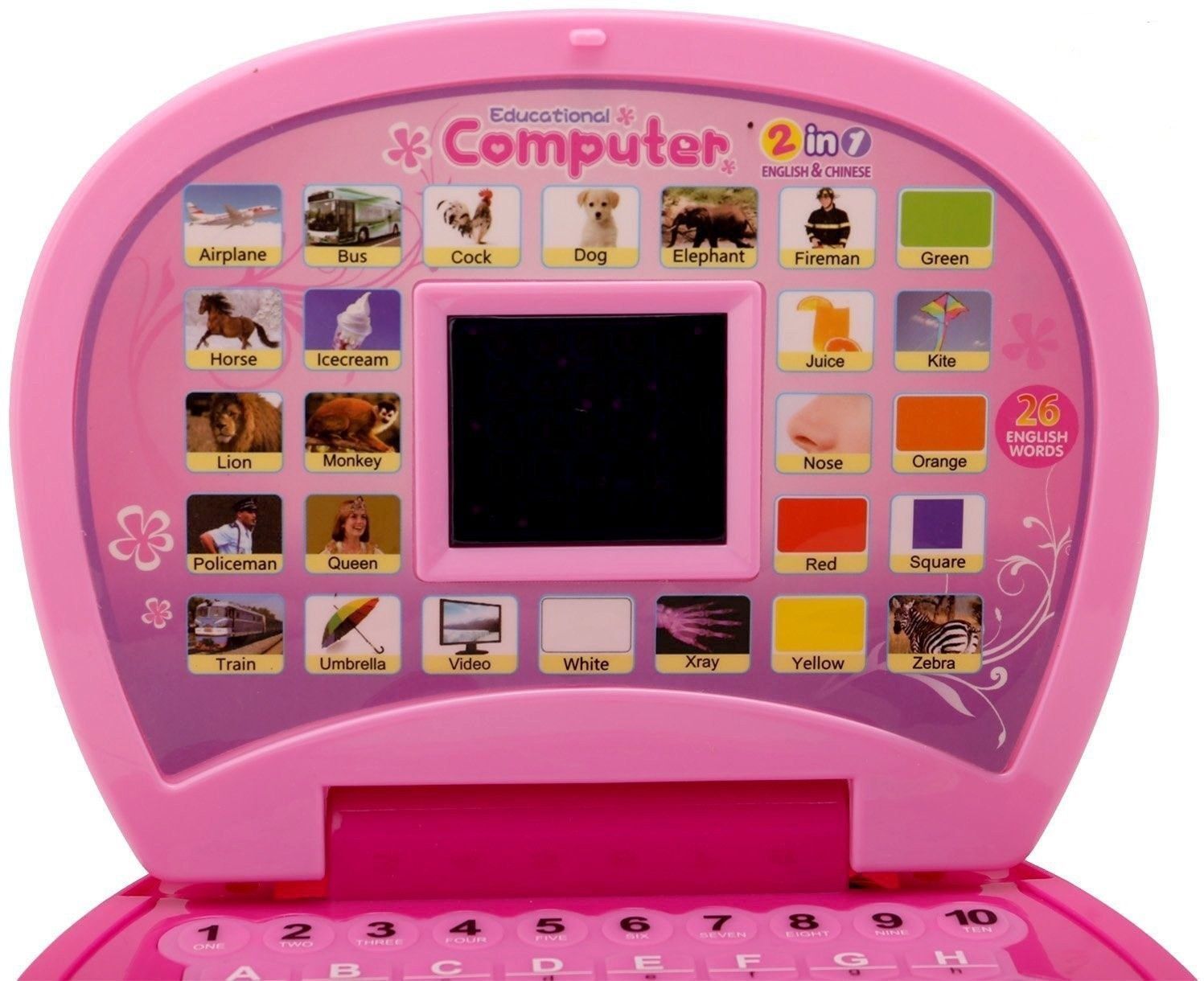 miransh Educational Laptop Notebook Computer Learning Toy With 26 English Words -B65-picture-39