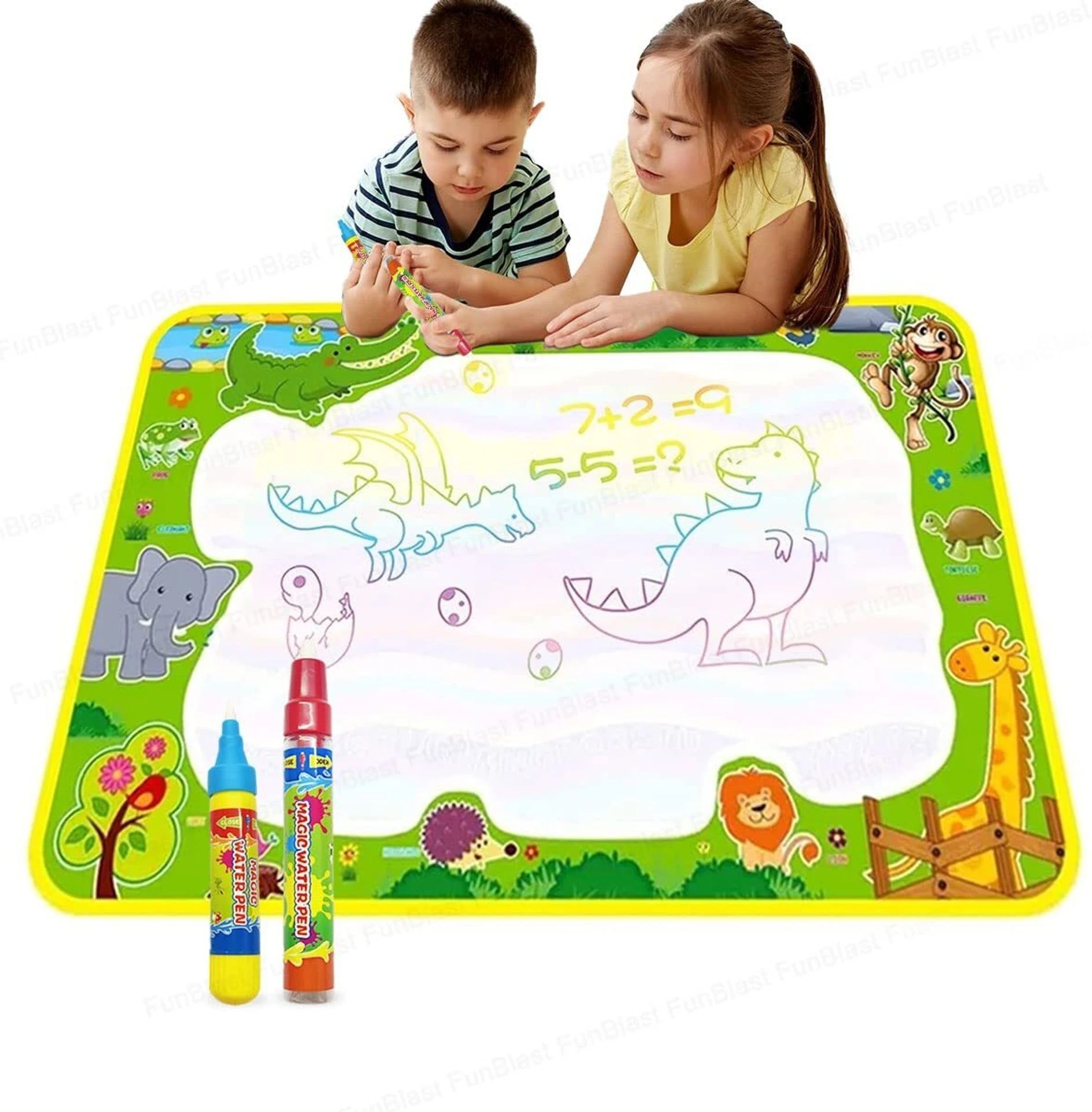 Magic Water Drawing Mat Jumbo 70x50cm | Reusable Doodle Pad for Kids & Toddlers-image-19