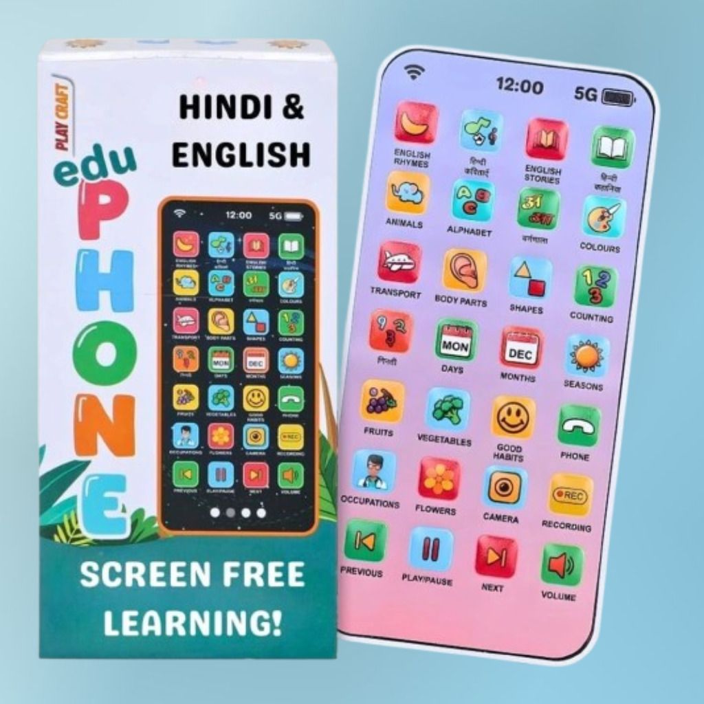Educational Play Phone for Kids with Bilingual Learning and Audio Lessons-image-14