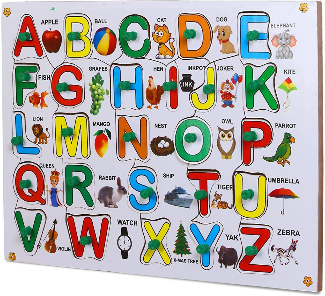 gamloid Hot Sale Capital Letters Alphabet Puzzles Children Educational Board Toy-picture-2