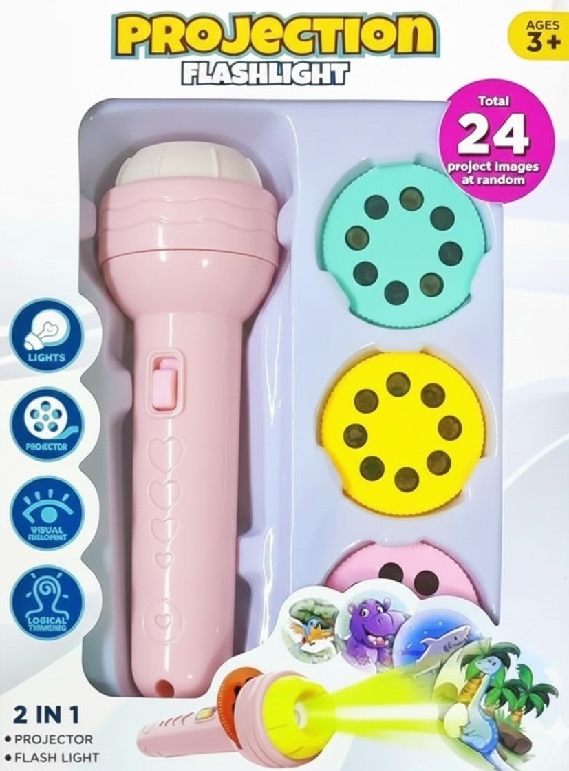 plixoo Kids Projector Torch – 24 Images – Light Toy for Kids-picture-32