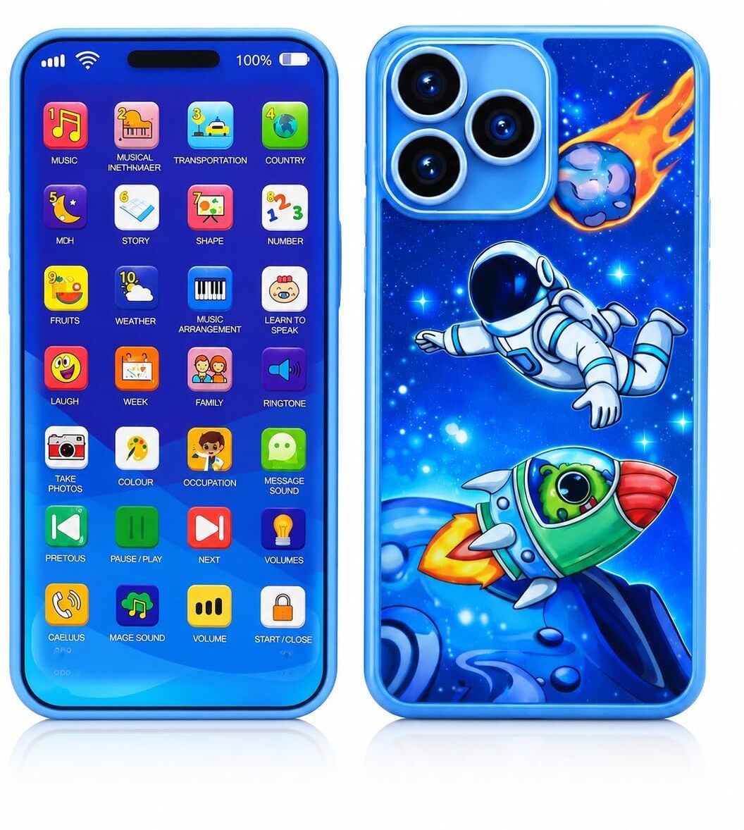 kidoyz Phone Toy Rechargeable 24 Learning Modes, Durable Long-Lasting Build-picture-26