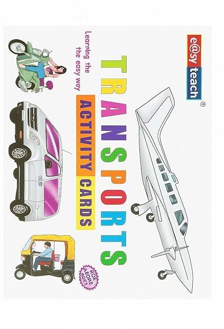 pmw Multicolor English Transports Activity Cards-picture-44