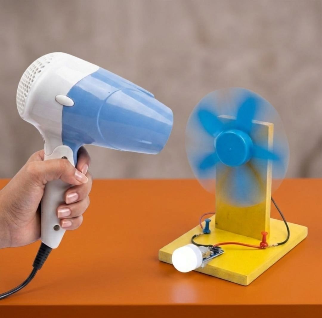 erhindia STEM Wind Mill DIY Science Project Physics Working Model Kit for School-picture-17