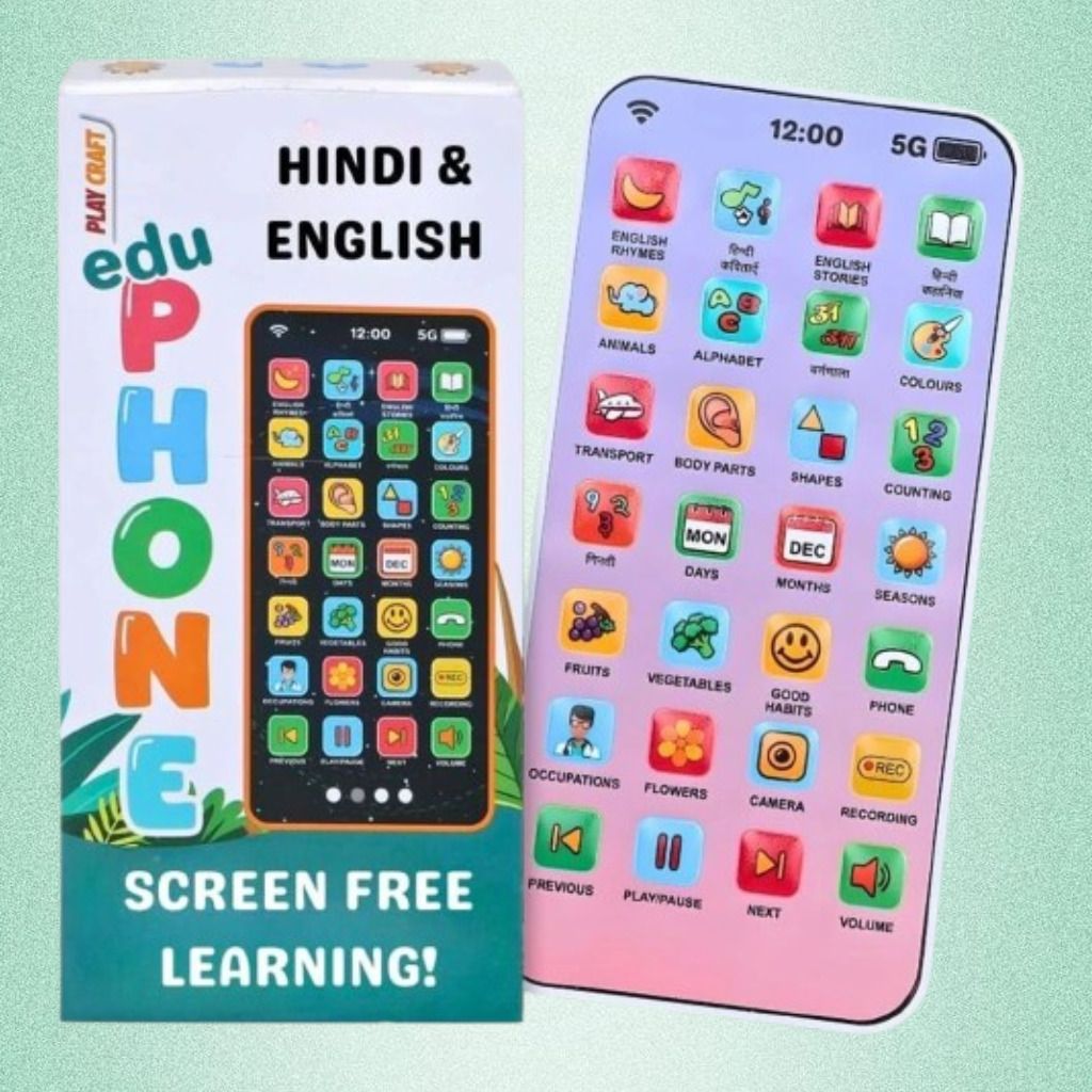 Fun Educational Learning Phone Toy for Preschool Kids Brain Development-image-7