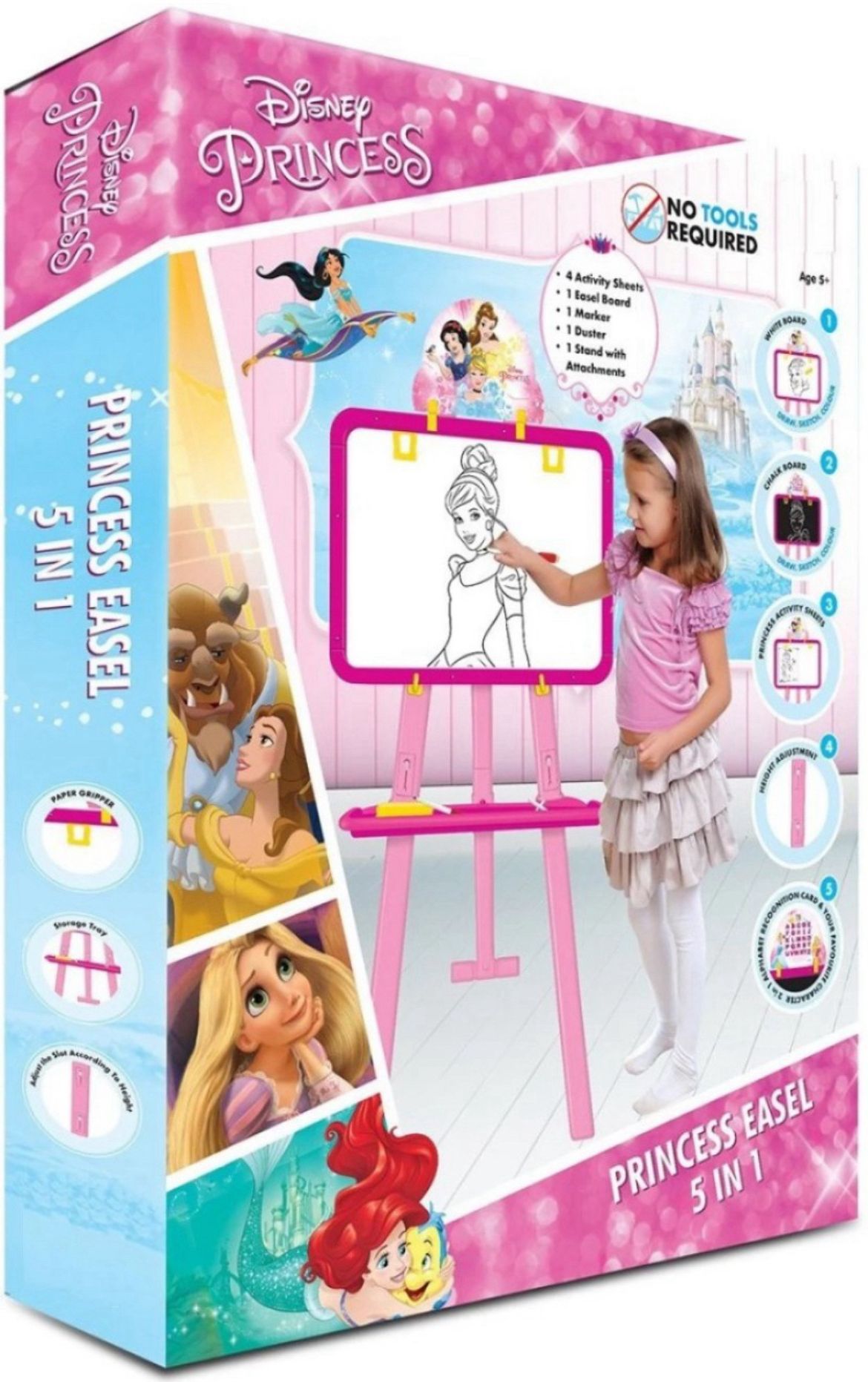 jayaansh traders 5 in 1 Dual Side Princess Board For Kids ..-picture-4
