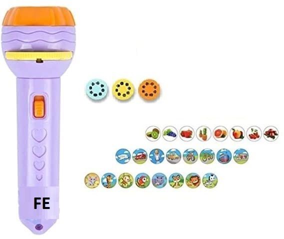Mini 3 Slide 24 Pattern Light Projector tourch Kids Students Learning FSJT004-image-12