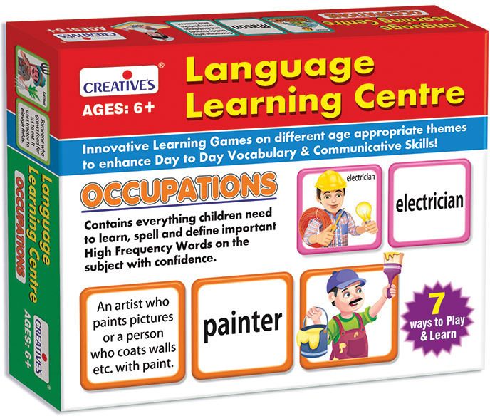creative's Language Learning entre - Occupations (120 Game cards & Activity Guide )-picture-13