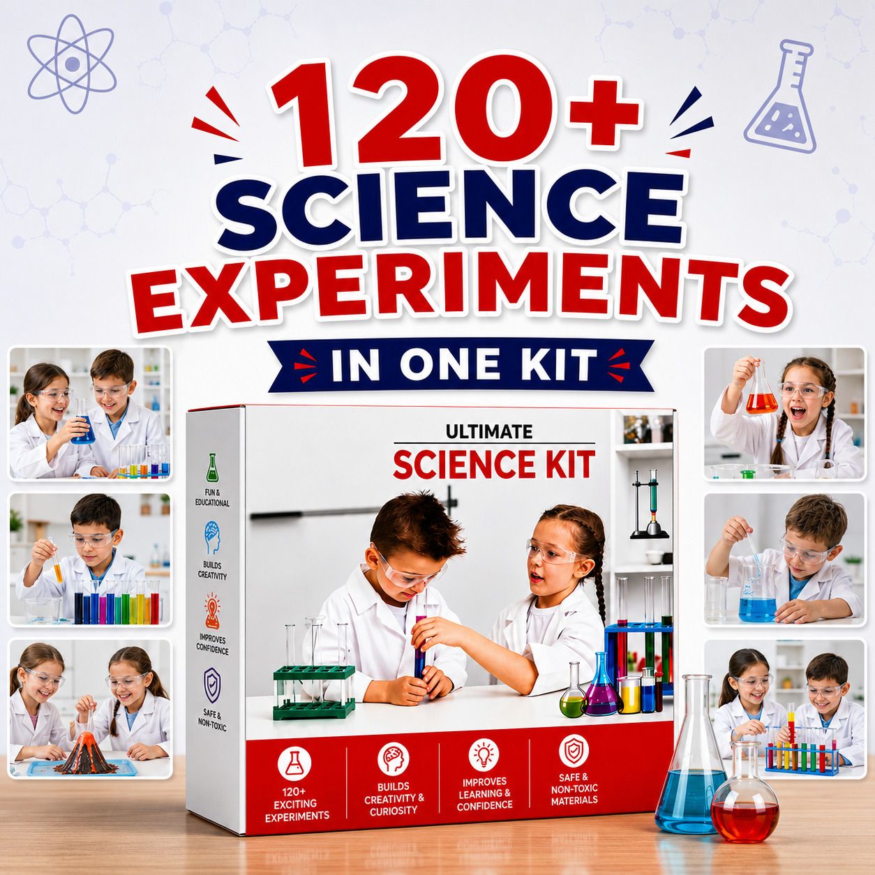 11silicon Kids Chemistry Lab Science Kit with 120+ Activities-picture-11