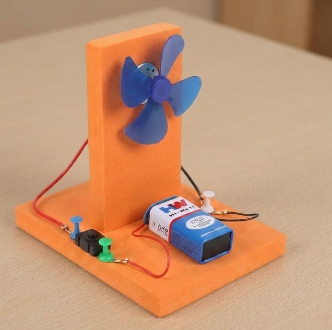 erhindia School STEM Learning DIY Windmill Working Model Science Project Kit-picture-21