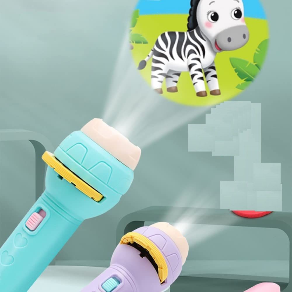 3 Slids 24 Patterns Projector light Torch kids Toy Education Learning KST002