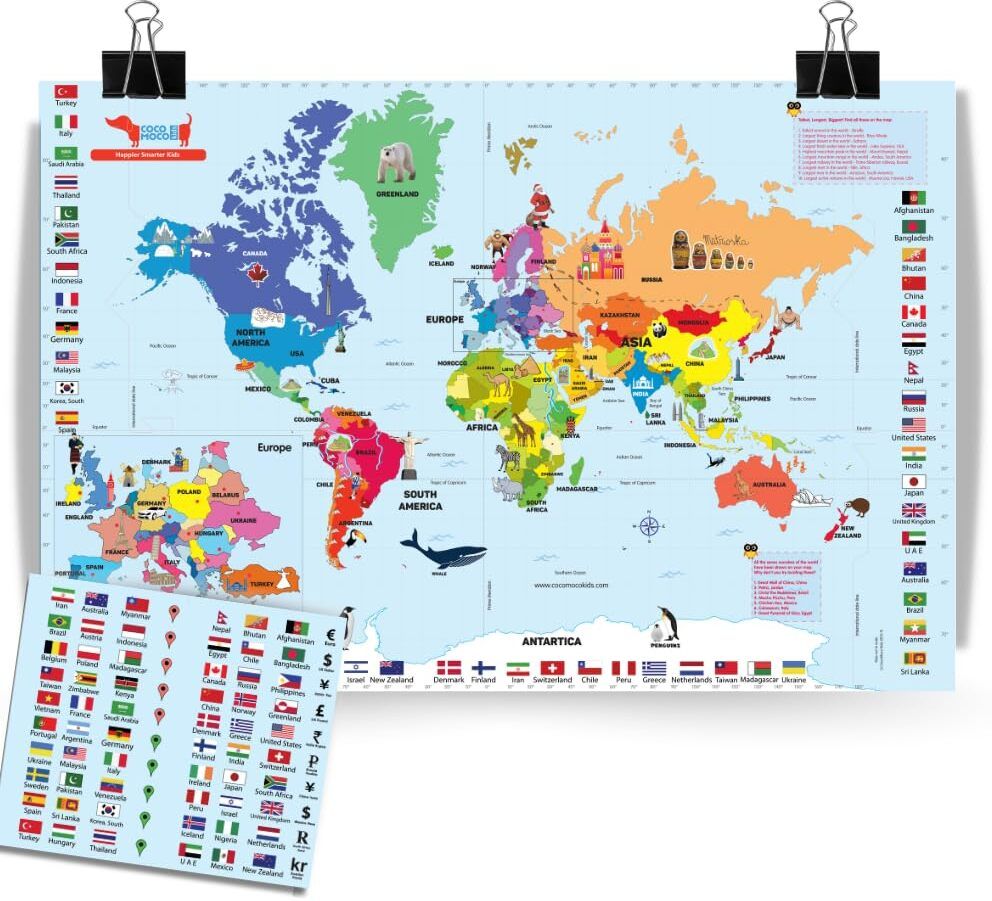 Giant World Map Canvas-image-34