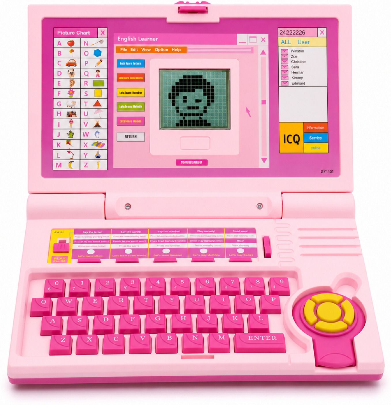 world of tiny Educational Toy Laptop for Kids with ABC Learning, Music, Games-picture-19