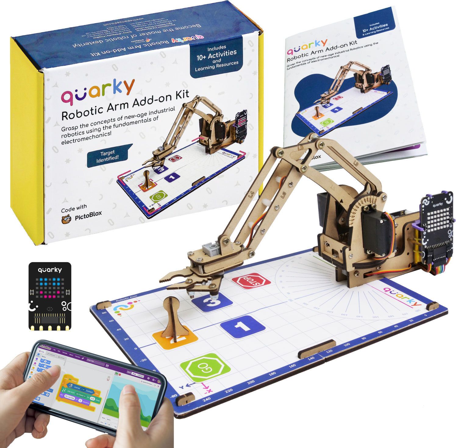 quarky Robotic Arm Addon Kit | AI & Coding for Kids 7+-picture-10