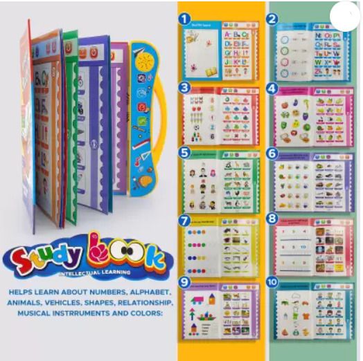 intelligent Learning (IND*33) Study Book with Number, Letters, Animals, Relationships, Poems-picture-8